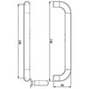 Carlisle Brass Satin Nickel D-Style Round Bar Handle small Image 4