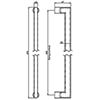 Carlisle Brass Carlton Stainless Steel D-Style Pull Handle small Image 4