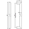 Carlisle Brass Eurospec Steelworx Front Door Mitred Pull Handle small Image 4