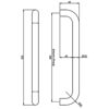 Carlisle Brass Eurospec Steelworx 22mm Tubular D Pull Handle small Image 4