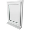 Crystal 1 Clear Glass Double Glazed uPVC Window - White - Right Handed small Image 4