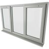 Crystal 3 Clear Glass Triple Glazed uPVC Window - Agate and White - Left and Right Handed small Image 4