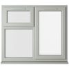 Crystal 3 Clear Glass Triple Glazed uPVC Window - Agate and White - Right Handed small Image 4
