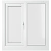 Crystal 2 Clear Glass Double Glazed uPVC Window - White - Right Handed small Image 4