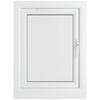 Crystal 1 Clear Glass Triple Glazed uPVC Window - Grey and White - Right Handed small Image 4