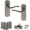 Atlantic Old English Warwick Lever on Backplate Latch Set small Image 4