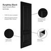 JB Kind Burghley Internal Door with 2 Panel - Prefinished Black small Image 4